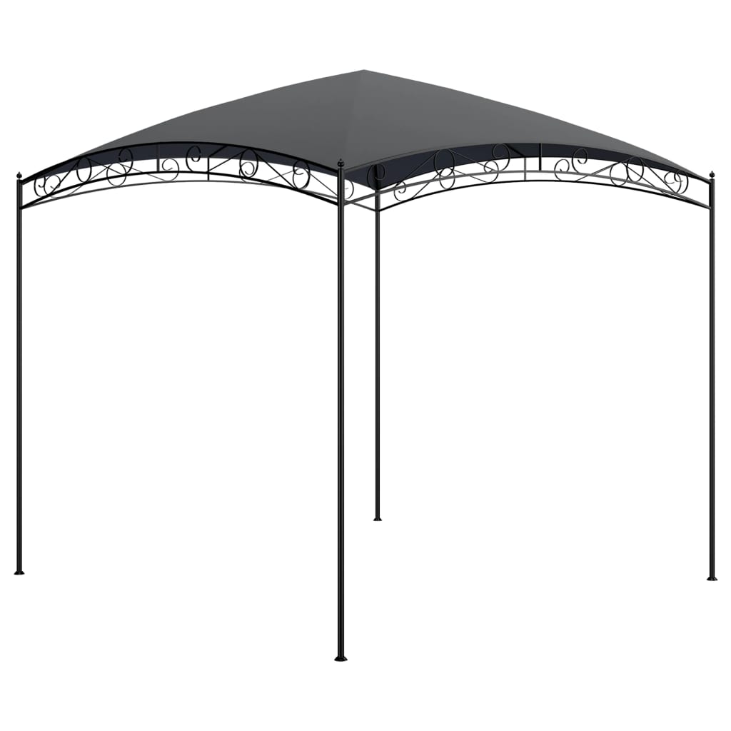 Gazebo 3x3x2,65 m Antracite 180 g/mÂ²