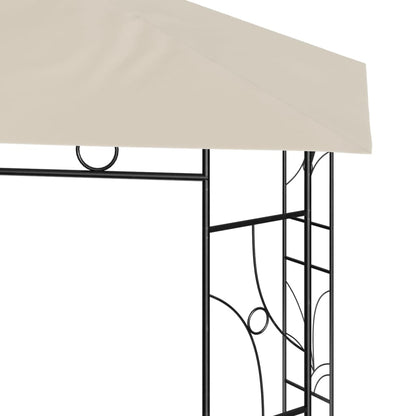 Gazebo 3x3x2,7 m Crema 160 g/mÃ‚Â²