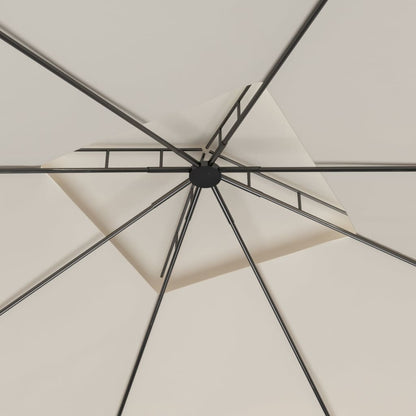 Gazebo 3x3x2,7 m Crema 160 g/mÃ‚Â²