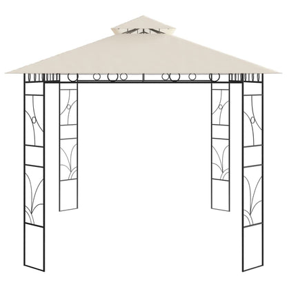 Gazebo 4x3x2,7 m Crema 160 g/mÂ²