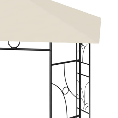 Gazebo 4x3x2,7 m Crema 160 g/mÂ²