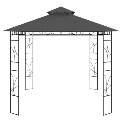 Gazebo 4x3x2,7 m Antracite 160 g/mÃ‚Â²