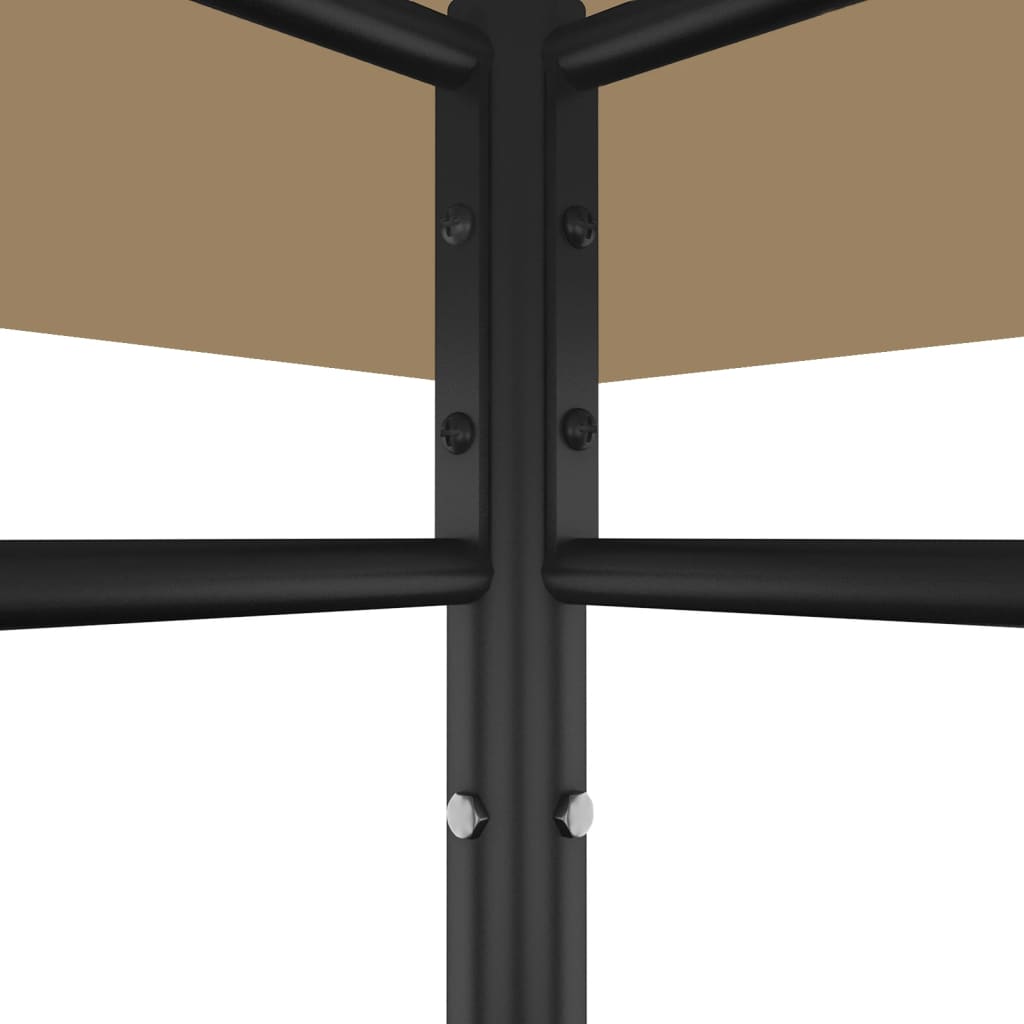 Gazebo 3x3x2,7 m Grigio Talpa 180 g/mÂ²