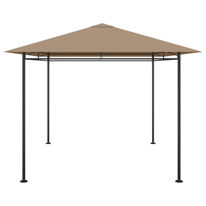 Gazebo 384x281x270 cm Grigio Talpa 180 g/mÂ²