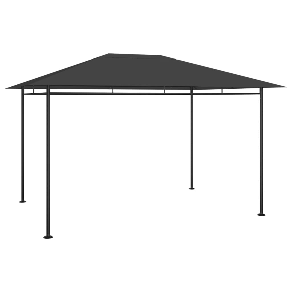 Gazebo 384x281x270 cm Antracite 180 g/mÂ²