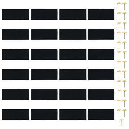 Tende Antimosche 2 pz per Porte con Magneti Nere 220x100 cm