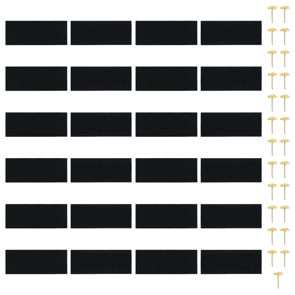Tende Antimosche 2 pz per Porte con Magneti Nere 220x130 cm