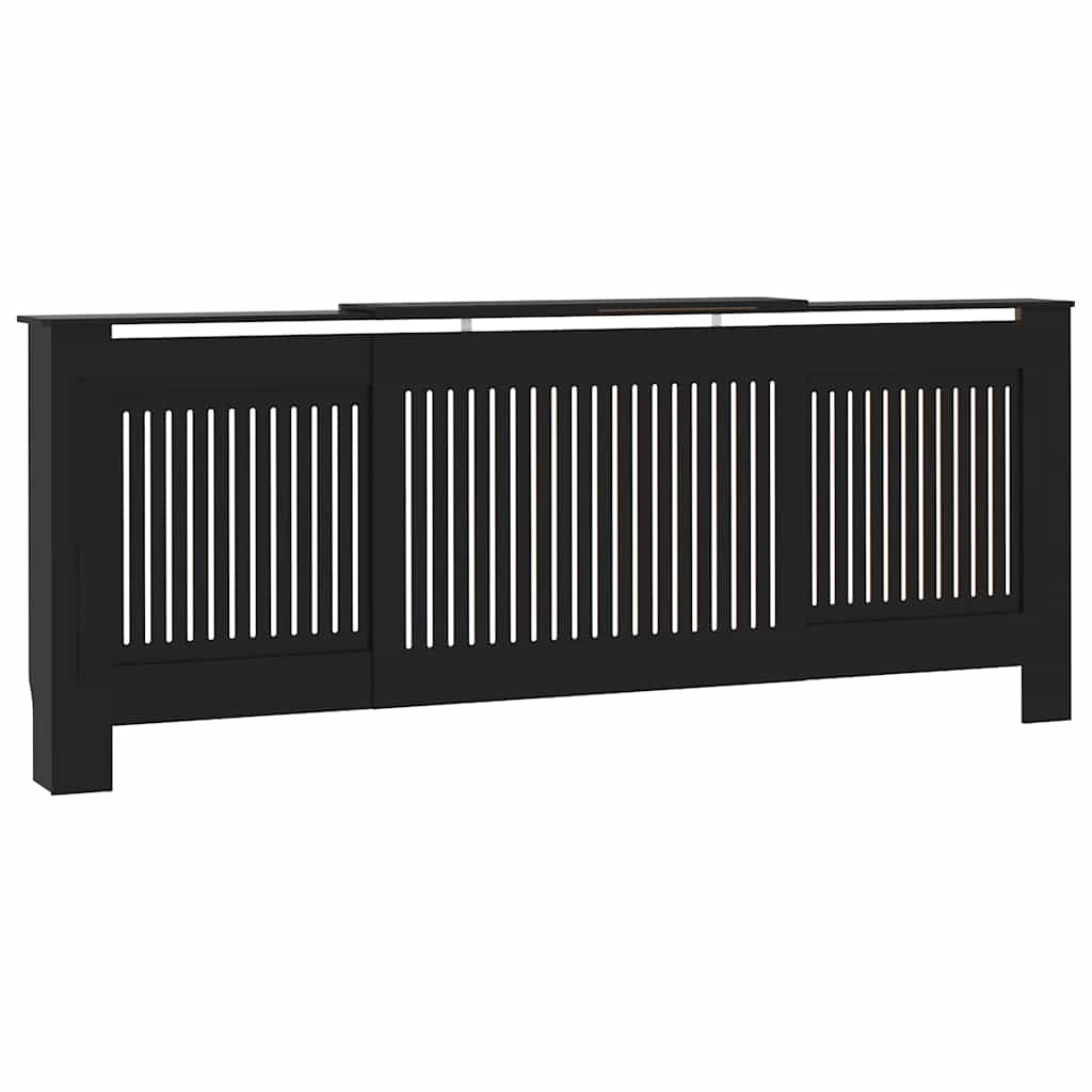 Copertura per Radiatore Nera in MDF 205 cm