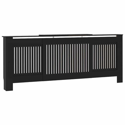 Copertura per Radiatore Nera in MDF 205 cm