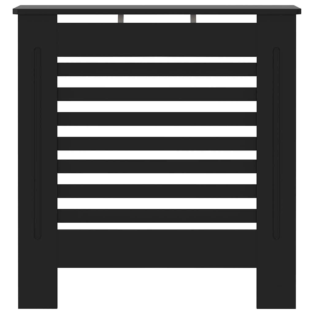 Copertura per Radiatore Nera in MDF 78 cm