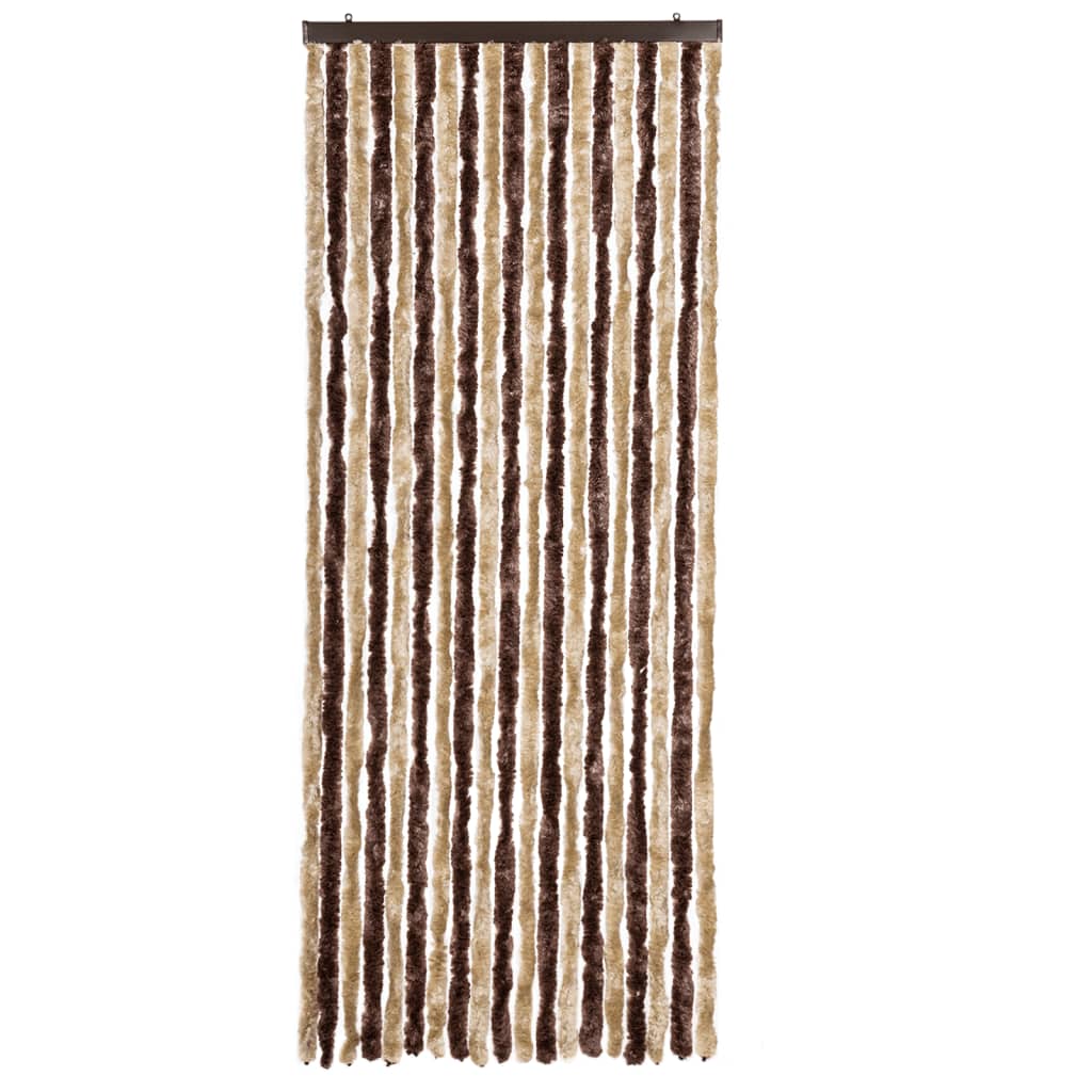 Zanzariera Beige e Marrone Chiaro 56x200cm Ciniglia