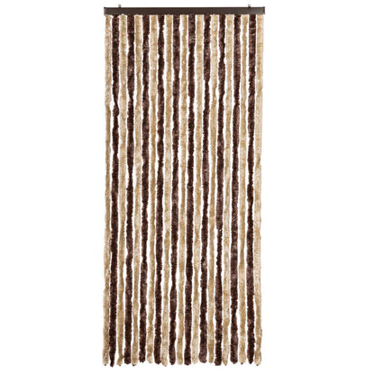 Zanzariera Beige e Marrone Chiaro 90x200cm Ciniglia