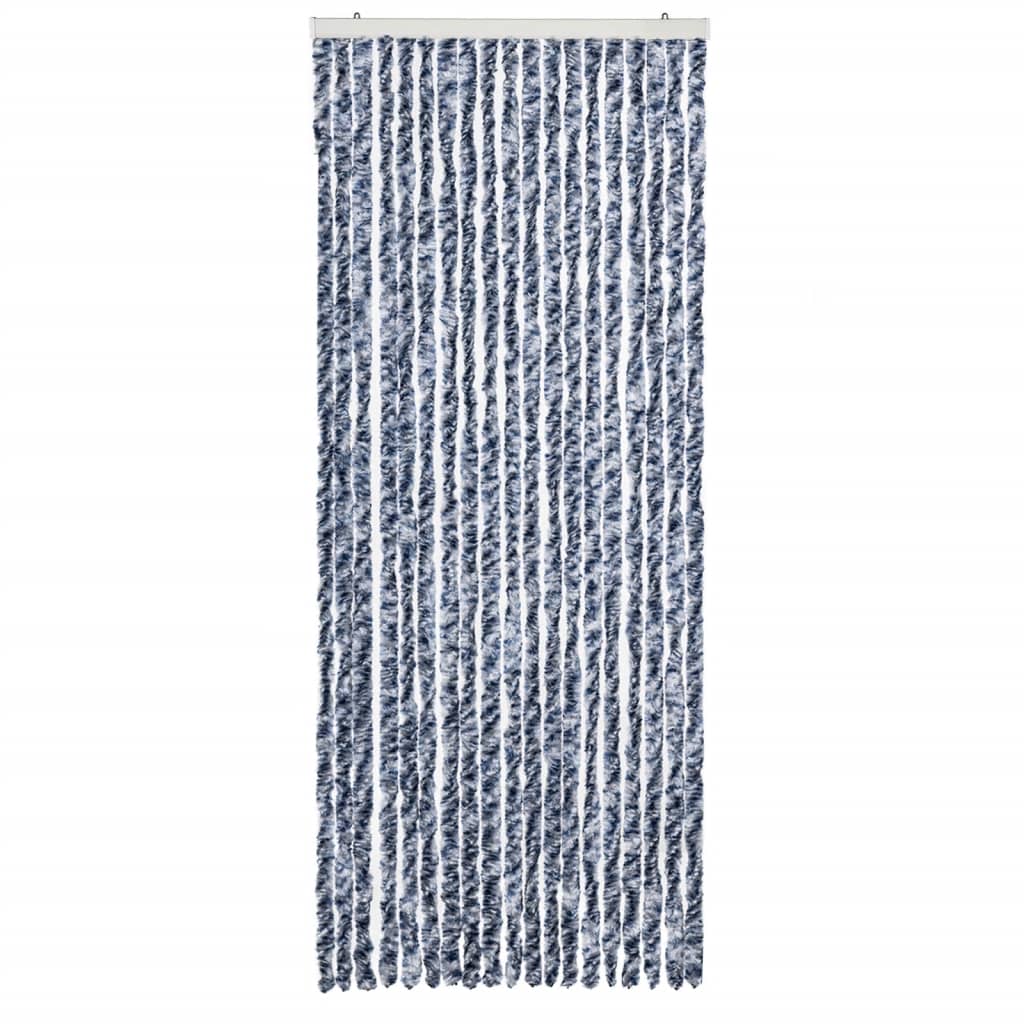 Zanzariera Blu e Bianco 56x200 cm Ciniglia