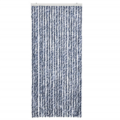Zanzariera Blu e Bianco 90x200 cm Ciniglia
