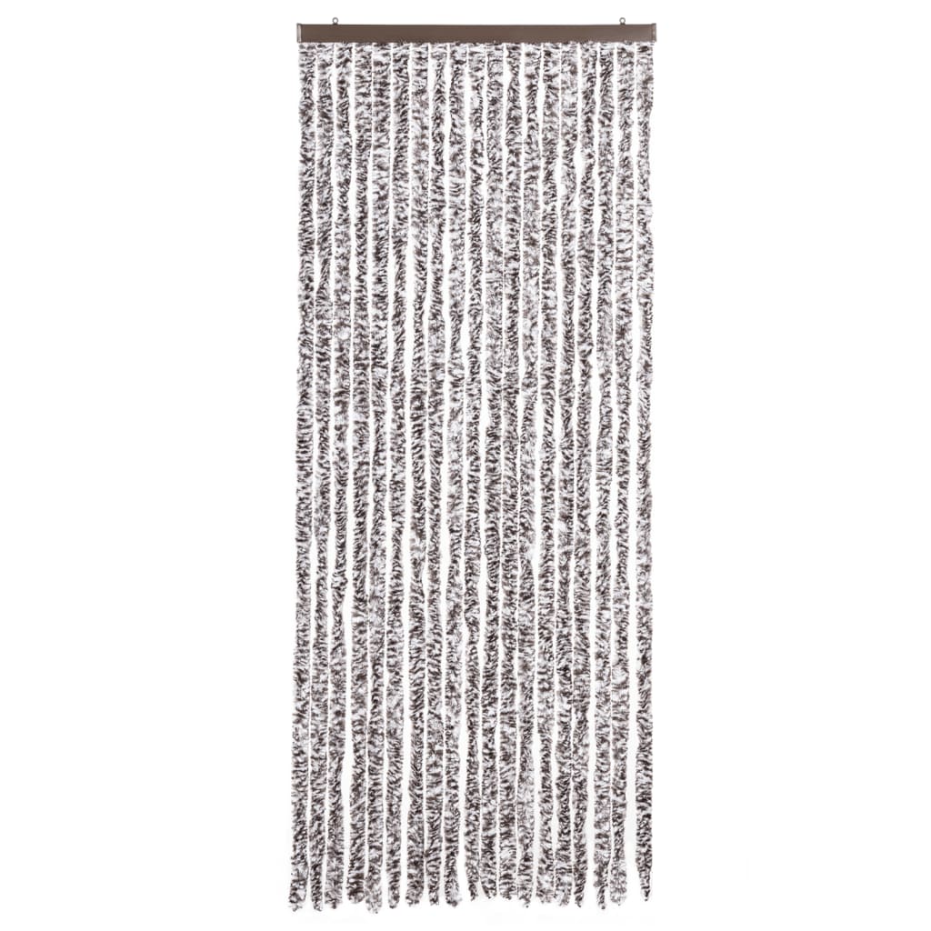 Zanzariera Marrone e Beige 56x200 cm Ciniglia