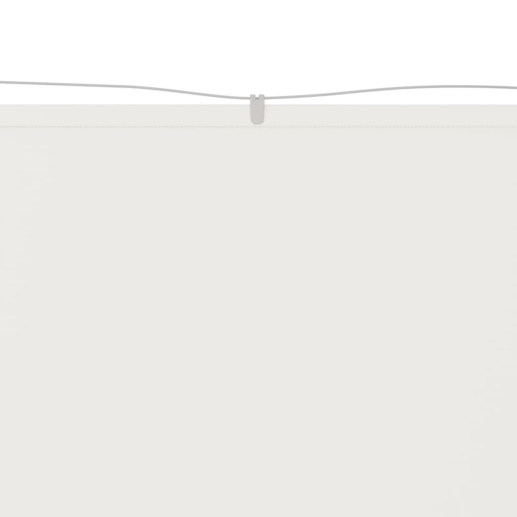 Paravento Verticale Bianco 60x360 cm Tessuto Oxford