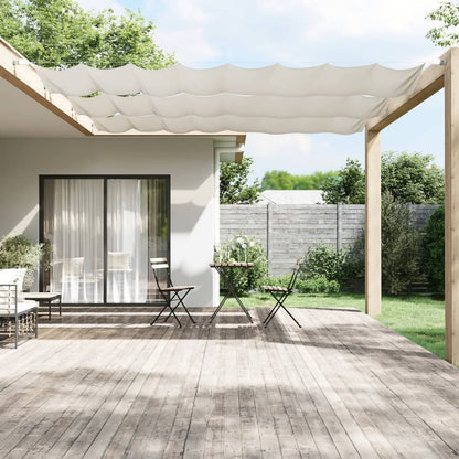 Paravento Verticale Bianco 60x360 cm Tessuto Oxford