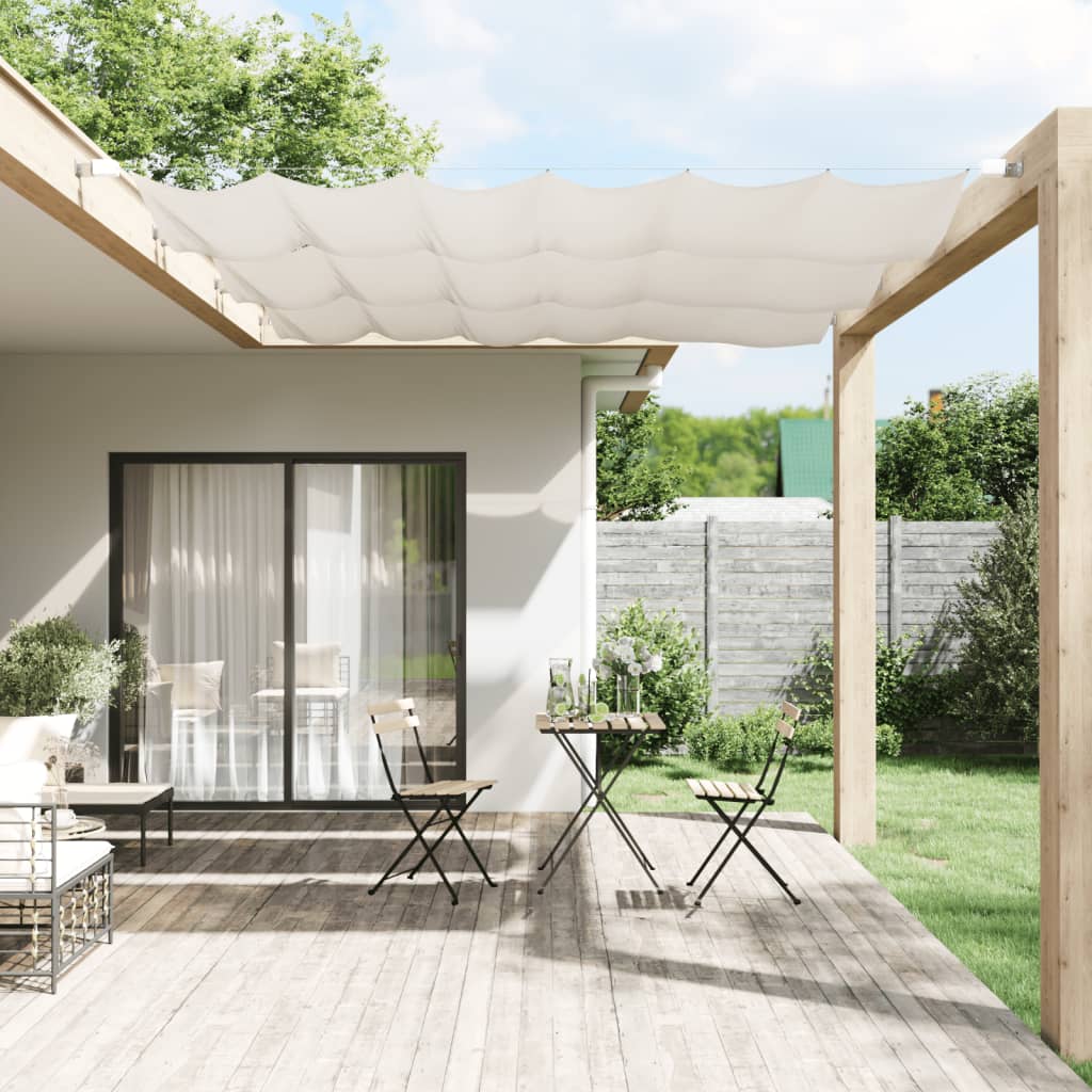 Paravento Verticale Bianco 100x270 cm Tessuto Oxford