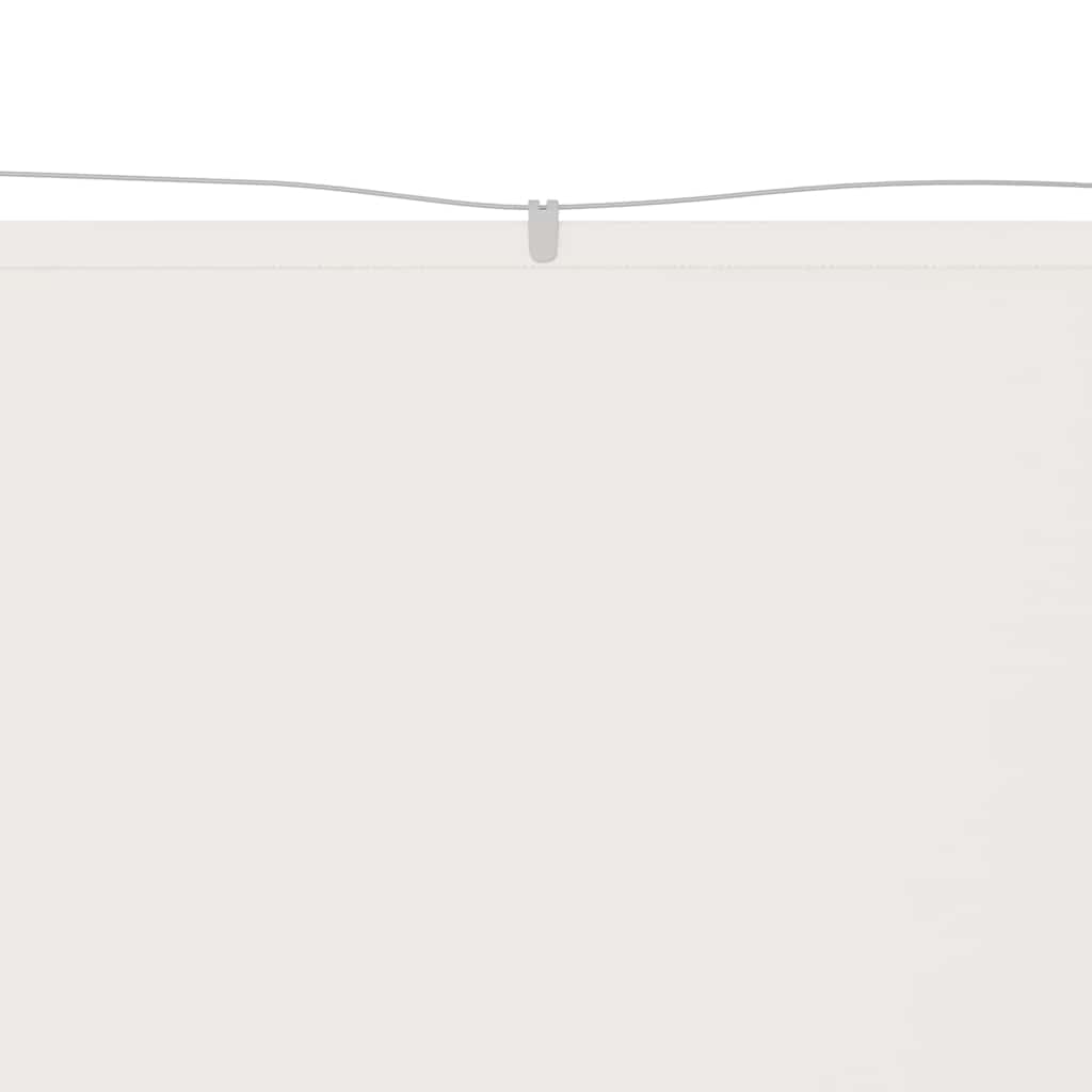 Paravento Verticale Bianco 100x360 cm Tessuto Oxford