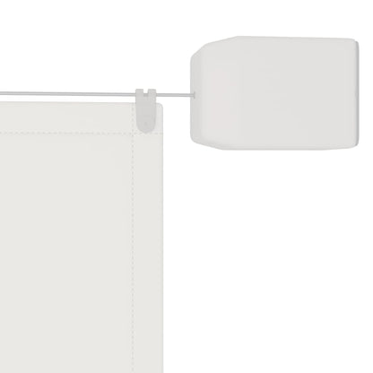 Paravento Verticale Bianco 100x360 cm Tessuto Oxford