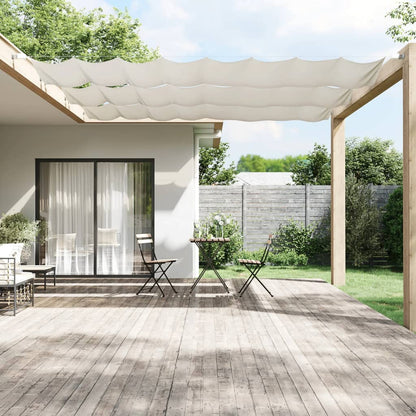 Paravento Verticale Bianco 100x360 cm Tessuto Oxford
