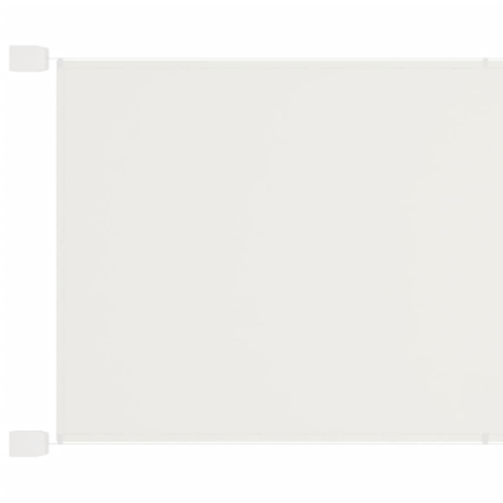 Paravento Verticale Bianco 100x800 cm Tessuto Oxford