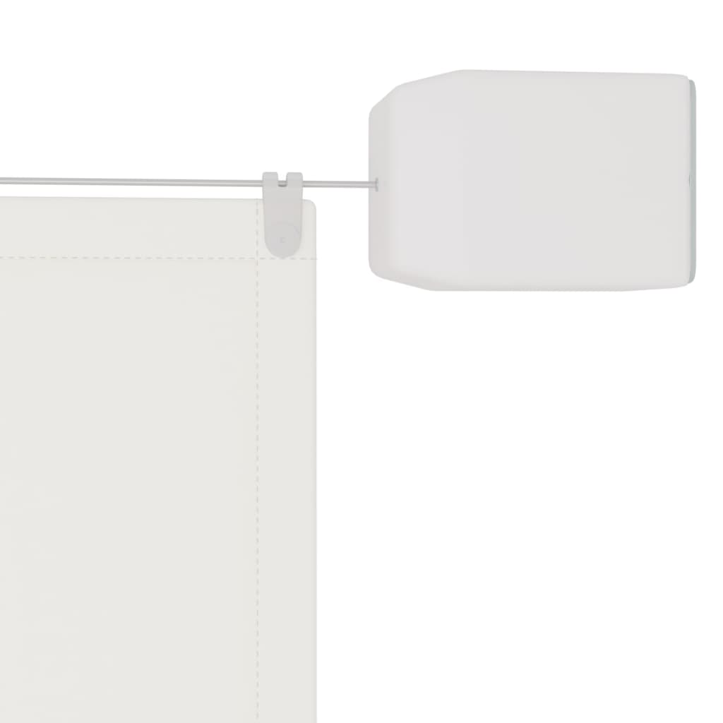 Paravento Verticale Bianco 100x1200 cm Tessuto Oxford