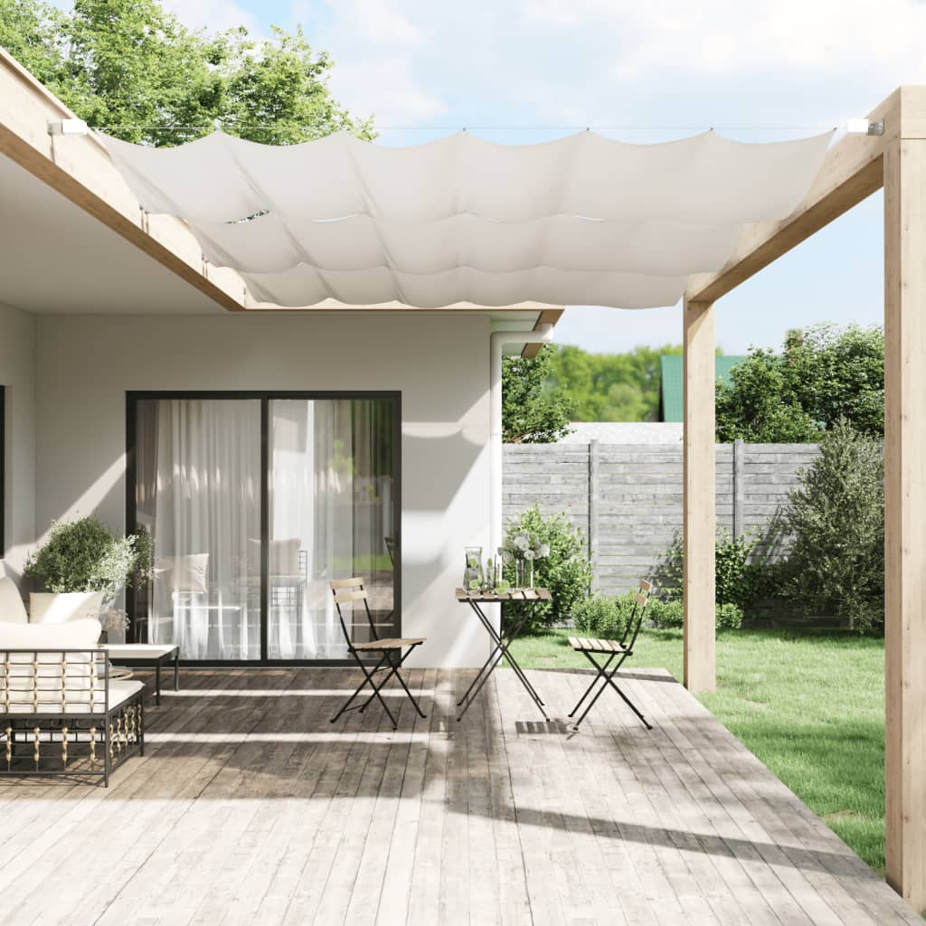 Paravento Verticale Bianco 140x270 cm Tessuto Oxford