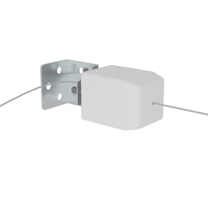 Paravento Verticale Bianco 180x270 cm Tessuto Oxford
