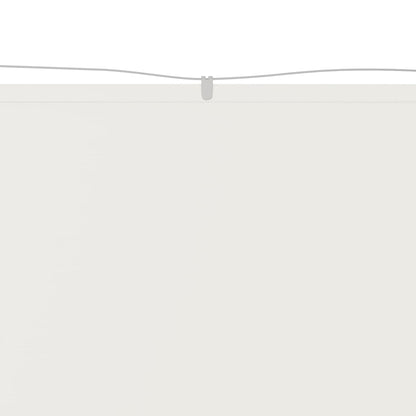 Paravento Verticale Bianco 180x800 cm Tessuto Oxford