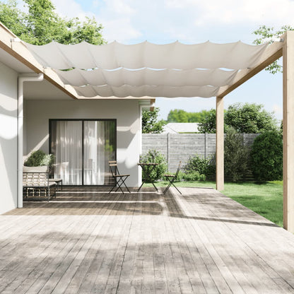 Paravento Verticale Bianco 200x420 cm Tessuto Oxford