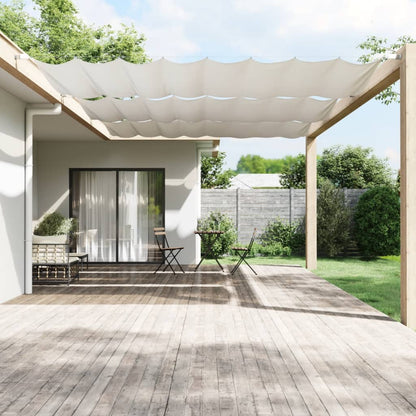 Paravento Verticale Bianco 250x360 cm Tessuto Oxford