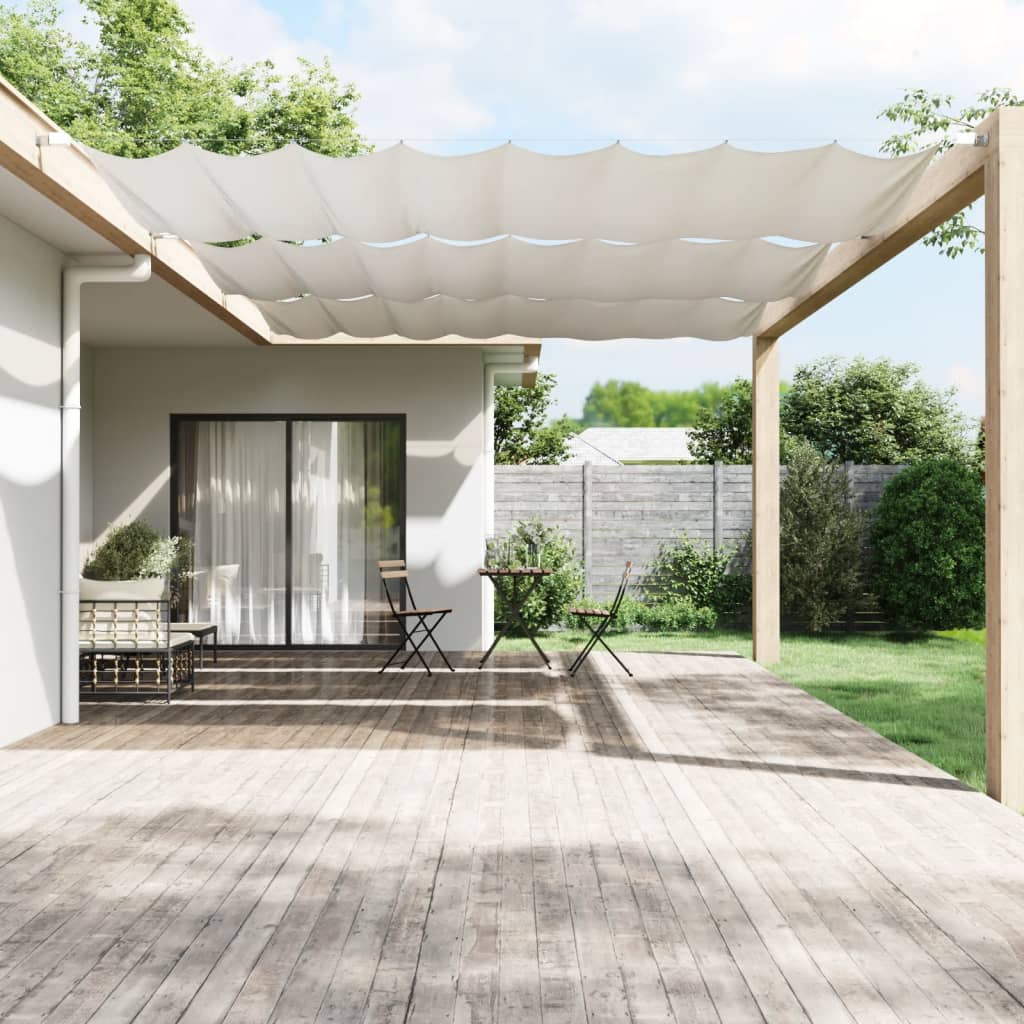 Paravento Verticale Bianco 250x420 cm Tessuto Oxford