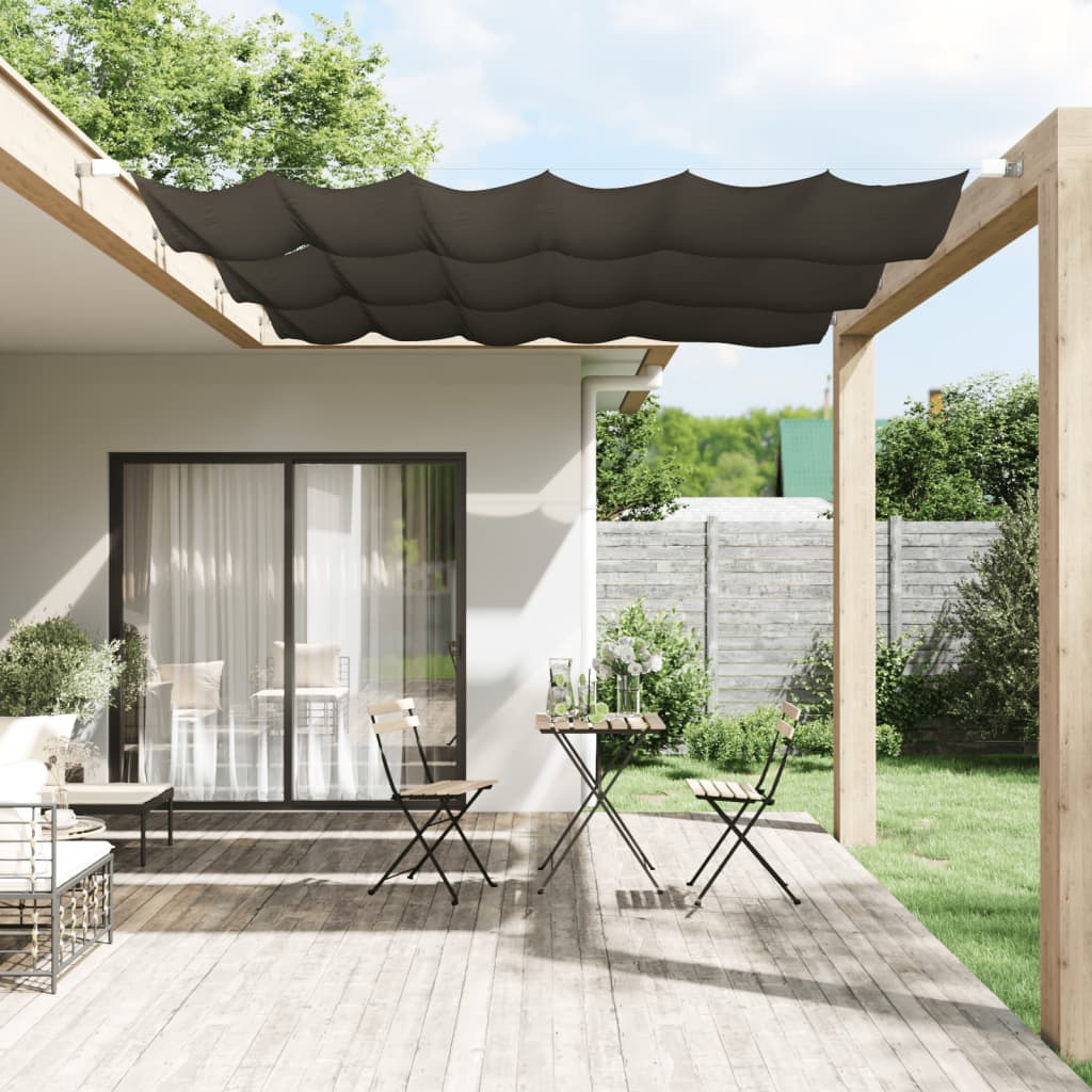 Paravento Verticale Antracite 60x270 cm in Tessuto Oxford