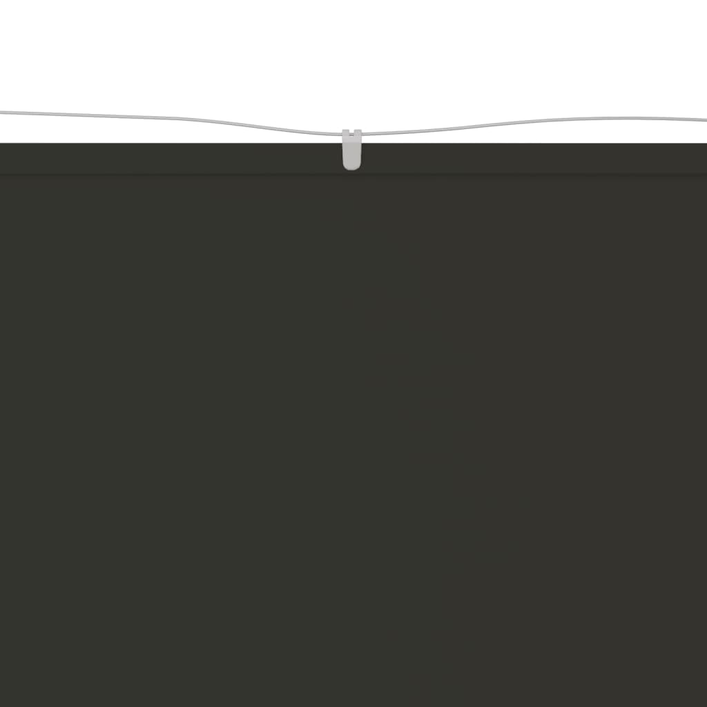 Paravento Verticale Antracite 60x360 cm in Tessuto Oxford