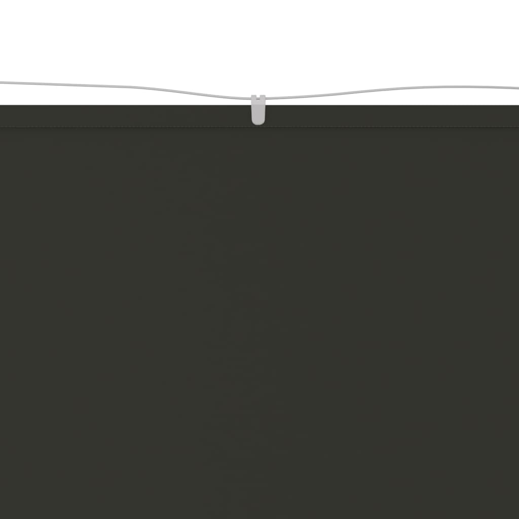 Paravento Verticale Antracite 100x600 cm in Tessuto Oxford