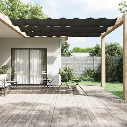 Paravento Verticale Antracite 100x800 cm in Tessuto Oxford