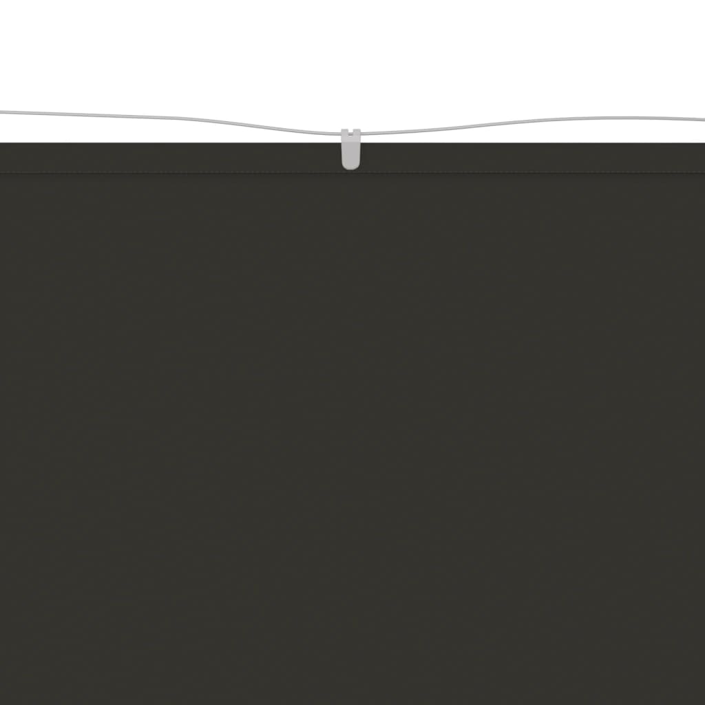 Paravento Verticale Antracite 180x1200 cm Tessuto Oxford