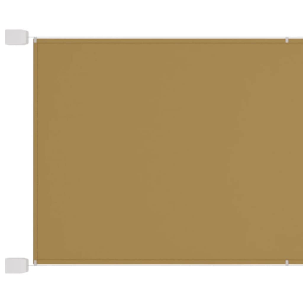 Paravento Verticale Beige 60x420 cm in Tessuto Oxford