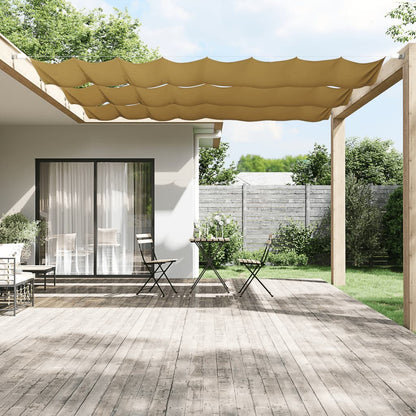 Paravento Verticale Beige 60x800 cm in Tessuto Oxford
