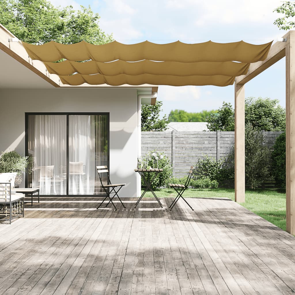 Paravento Verticale Beige 100x360 cm in Tessuto Oxford