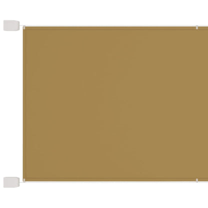 Paravento Verticale Beige 100x600 cm in Tessuto Oxford