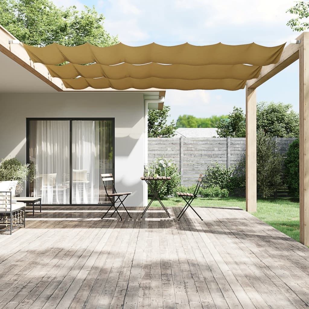 Paravento Verticale Beige 100x1000 cm in Tessuto Oxford