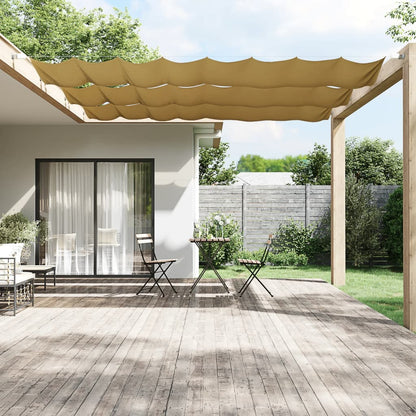 Paravento Verticale Beige 100x1000 cm in Tessuto Oxford