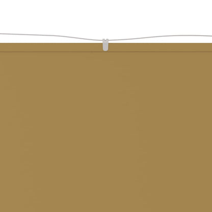 Paravento Verticale Beige 140x360 cm in Tessuto Oxford