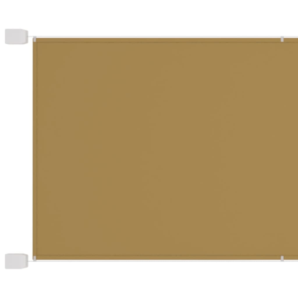 Paravento Verticale Beige 140x800 cm in Tessuto Oxford