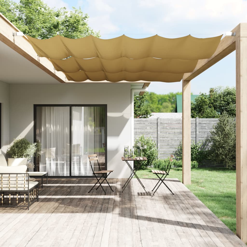 Paravento Verticale Beige 180x270 cm in Tessuto Oxford