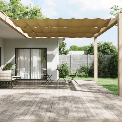 Paravento Verticale Beige 180x360 cm in Tessuto Oxford