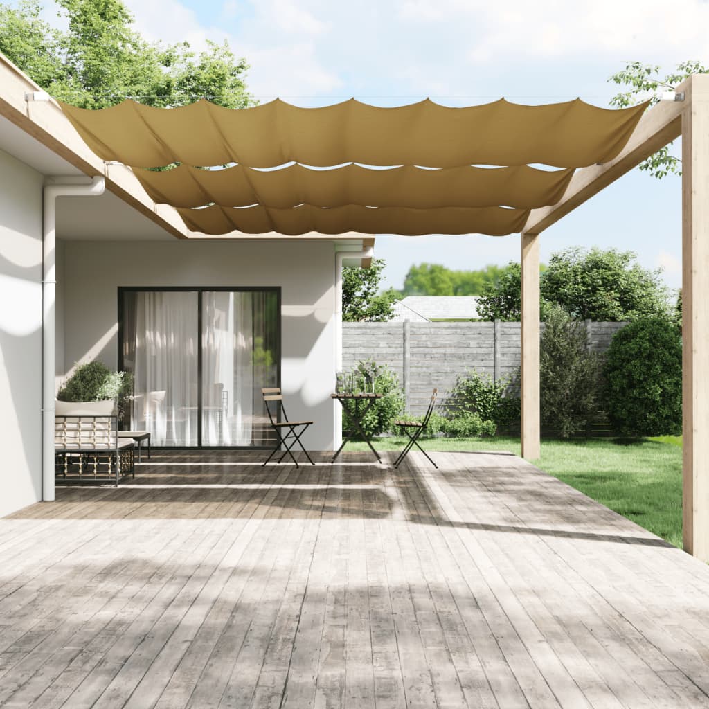 Paravento Verticale Beige 200x420 cm in Tessuto Oxford