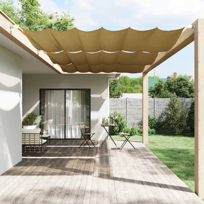 Paravento Verticale Beige 250x270 cm in Tessuto Oxford
